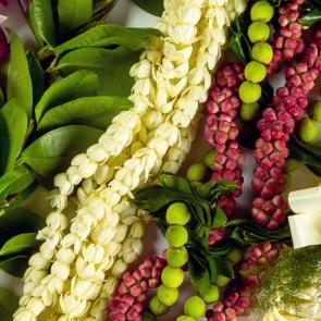 A variety of lei